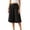 10# Black, variant on Women's Wide Leg Capis Wide Leg Flowy Palazzo Pants Elastic Waist Drawstring Culottes Loose Lounge Cropped Trousers Black 2XL