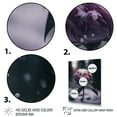 thumbnail image 3 of Designart A Blooming Puple Peony Flower In Winter III Canvas Wall Art, 3 of 5
