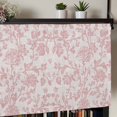 thumbnail image 5 of Farmhouse Pink Kitchen Valances for Windows, Vintage Flower Leaf Botanical Plant Bathroom Window Valances 42x12 Inch Rod Pocket Window Treatments Valance Curtains for Living Room Bedroom Decor, 5 of 9