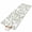 White, variant on Green Leaves 2'x6' Runner Rugs for Hallway Kitchen Bedside Non Slip Washable, Summer Botanical Elegant Farmhouse Entryway Rug Runners with Rubber Backing, Long Carpet Runner for Laundry Room