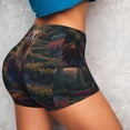 thumbnail image 4 of Fotbe Garden Meditating Weasel Shorts Sin Costuras – Shorts Deportivos de Cintura Alta para Mujer, Elásticos para Gimnasio, Yoga, Running o Ciclismo-Medium, 4 of 8