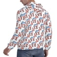 thumbnail image 6 of Lsque Donkey Pattern Casual Men's Hoodie,Hooded Sweatshirt with Kangaroo Pocket,Pullover Hoodie-X-Large, 6 of 7