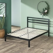 Zinus Mia 38 Metal Platform Bed Frame with Headboard, King