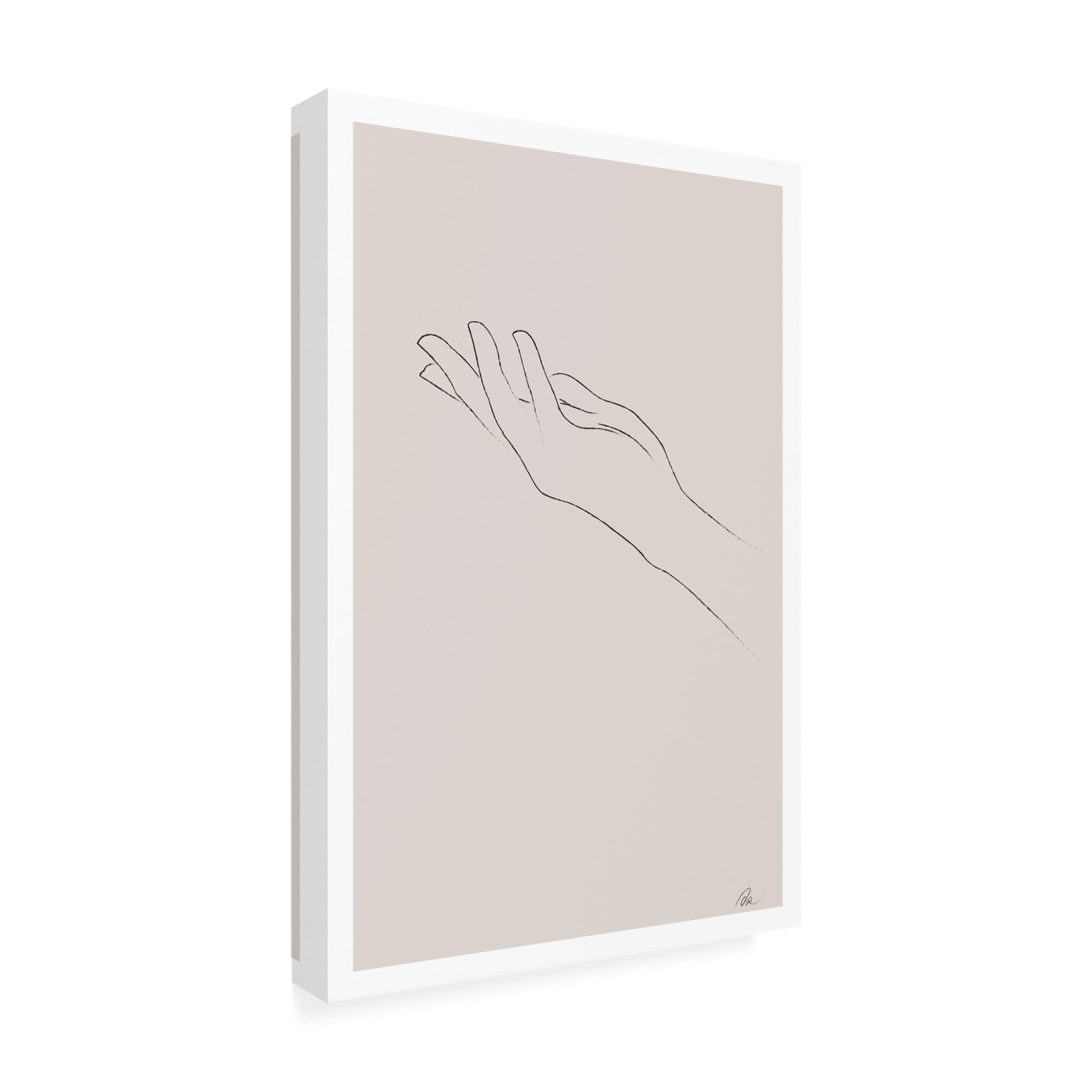 Pictufy Studio II 'Hand Drawing' Canvas Art - 12 x 19 Inches