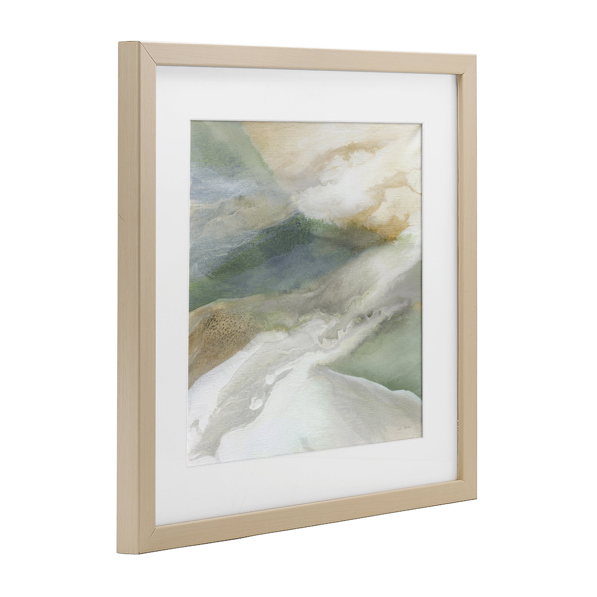 Stupell Industries Serene Mist Over Rolling Fields Birch Framed Print Under Glass, design by Carol Robinson