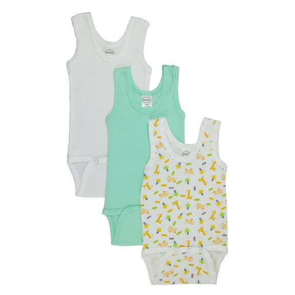 Bambini Printed Tank Top Bodysuits Bodysuits, 3pk (Baby Boys)