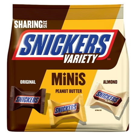 UPC 040000525738 product image for Snickers Minis Chocolate Candy Bars Variety Pack, 8.9 Oz. | upcitemdb.com