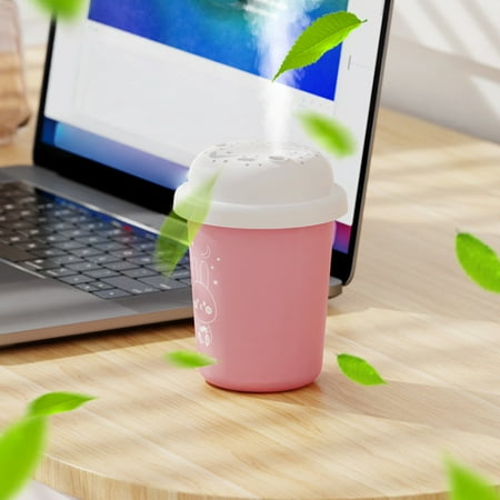 

Cool Mist Humidifier - USB Corporal Desktop Humidifier Clearance Stress Relief Bedroom Humidifier Automatic Shut-Off Night Light Silent Large Mist Easy Christmas Gift To Carry No Water