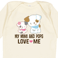 thumbnail image 4 of Inktastic Mimi and Pops Love Me Grandchild Girls Long Sleeve Baby Bodysuit, 4 of 5