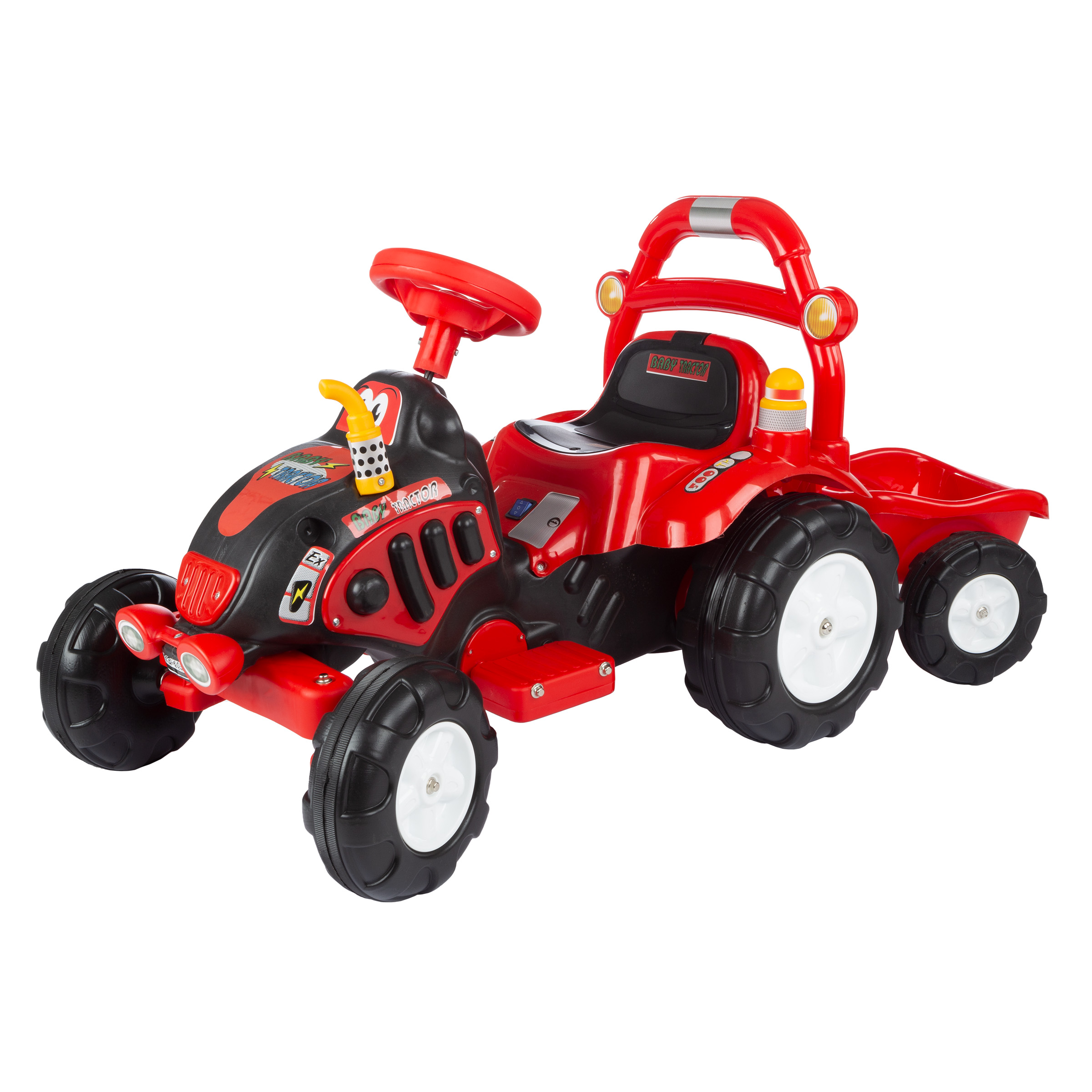 Rockin’ Rollers Ride On Toy Tractor and Trailer Battery Powered Ride On Toy