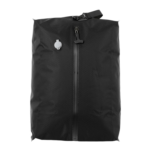 Bolsa de vacío con cremallera, bolsa ahorradora de espacio para viajes de negocios, mudanzas y actividades al aire libre. Fútbol negro