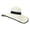 White, variant on ZHENHONG Sun Hats for Women Summer Leisure Outing Sun Hat Floppy Vacation Beach Straw Hat Casual Solid Headwear Beige