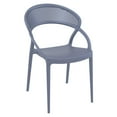 thumbnail image 3 of Compamia Sunset Patio Dining Set with 2 Chairs Dark Gray, 3 of 3