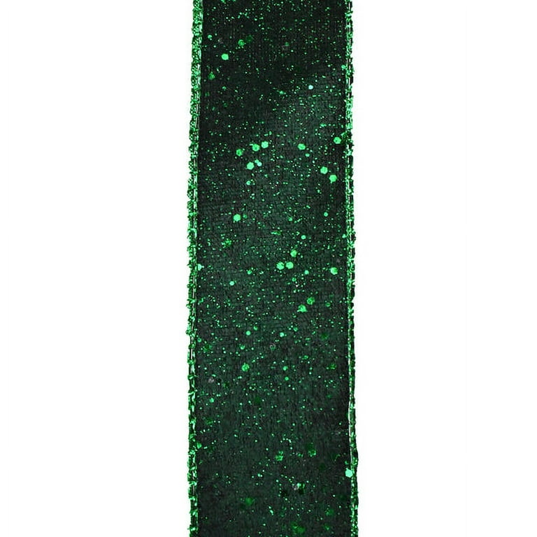 Dark Green 1-1/2 Velvet Ribbon - Trimplace LLC