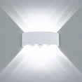 thumbnail image 1 of Modern LED Ceiling Light Waterproof Aluminum Wall Sconce Washer Light Indoor Outdoor Hallway Corridor 8w Black, 1 of 4