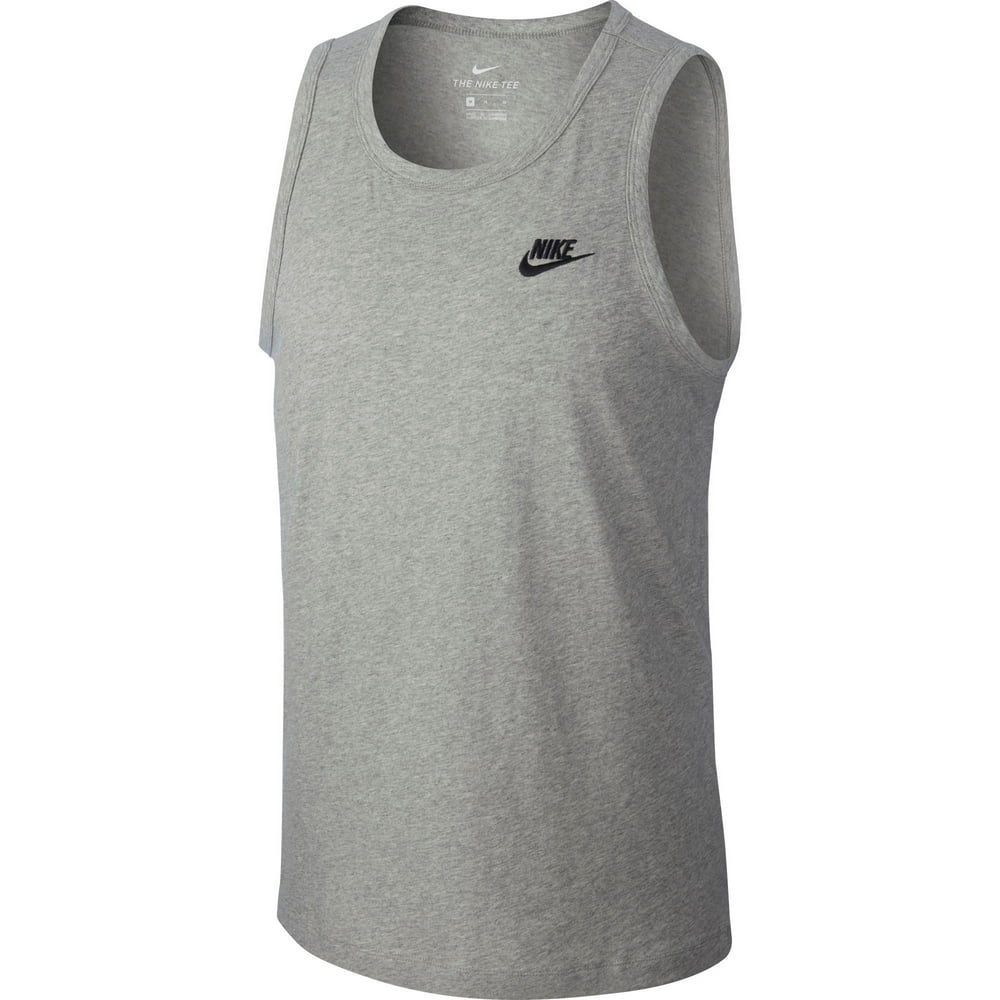 Nike - Nike Men's Tank Top Embroidered Logo & Swoosh Muscle Tee Cotton ...