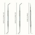 thumbnail image 3 of Ingrown Toenail Tool Set 3-Piece – Stainless Steel Pedicure Kit for Nail Care, Cuticle Pusher, Foot Grooming, Callus Removal, Home Manicure & Toenail Correction, 3 of 10