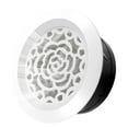 thumbnail image 1 of Couverture de Ventilation en Forme de Fleur Blanche avec Maille Anti-Insectes pour Murs et Plafonds, 1 of 12
