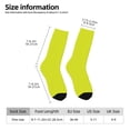 thumbnail image 2 of Balery Yellow Calcetas Largas con Estampado para Hombre y Mujer – Suaves y Transpirables, Talla Única (US 5-11), 2 of 6