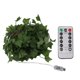 thumbnail image 1 of Guirnalda de luces artificiales con hojas verdes de arce para decoración de patio al aire libre, USB con control remoto, 100 luces, 10 m, 1 of 14