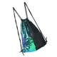 thumbnail image 3 of Mochila con cordón Paquete de lentejuelas de piel sintética para mujer Bolsa de almacenamiento para deportes al aire libre, Verde Negro Noticed AP001152-01B, 3 of 7