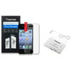 Insten Car Cassette Adapter MP3 Converter+FILM Accessory For Apple iPhone 4 s 4S 4GS 4G (2-in-1 Accessory Bundle)
