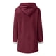 thumbnail image 5 of Chaqueta de invierno para mujer, larga, cálida, forrada, tallas grandes, de algodón, para mujer, chaqueta tipo parka, abrigo de otoño e invierno para mujer (L), 5 of 5