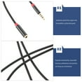thumbnail image 4 of Shisuyan Mic Cable Nylon 1Pack 118in Length, 4 of 8