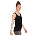 thumbnail image 4 of Gildan Softstyle Women’s Tank Top, Comfortable Semi Fit - 100 Cotton, Black, Sizes S-2XL, 4 of 5