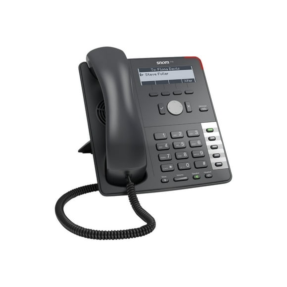 snom 710 - VoIP phone - 3-way call capability - SIP, RTCP - 4 lines - anthracite gray