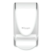 SC Johnson TPW1LDS 4.92 in. x 4.6 in. x 9.25 in. 1 Liter Transparent Manual Dispenser - White (15/Carton)