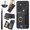 Black, variant on for Samsung Galaxy A56 5G Phone Case Wallet with Card Holder,PU Leather Flip Folio Case,RFID Blocking Ring Holder Kickstand Wrist Strap Magnetic Protective Women Men Cover,Purple,For Galaxy A56 5G