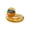 Orange, variant on 2026 New 39" Adult Inflatable Duck Pool Float, Glitter Sequin Sunglasses Swim Tube, Heavy Duty PVC for Summer Pool Beach Party