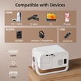 thumbnail image 4 of Proyector portátil BKZ 2025 con soporte ajustable de 360° mejorado, 4 of 5