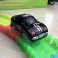 thumbnail image 2 of Vagón de ferrocarril eléctrico, accesorios de juguete para vagones de ferrocarril con luz intermitente, ventana, hoja magnética, coche, luz LED, coche, 2 of 5