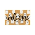 thumbnail image 3 of Halloween Ghost Welcome Doormat - Non- Velvet Halloween Door Mat for Indoor & Outdoor, Seasonal Front Porch Decor, Farmhouse Entryway Rug, 18" x 30", 3 of 6