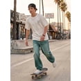 thumbnail image 5 of EMMIOL Men's Wide Leg Baggy Loose Fit Denim Jeans, Y2K Vintage Hip Hop 90s Streetwear, 5 of 9