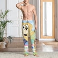 thumbnail image 6 of Lsque Bluey Print Men's Pajama Pants, Lounge Pant - Comfortable Home Wear,Elastic Waistband, Stylish Design-Large, 6 of 9
