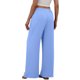 thumbnail image 5 of Pantalones de Lino Mujeres de Verano de Color Sólido Estirado-Cintura Casual Pantalones Rectos con Mezcla de Lino de Algodón Suave, Pantalones Transpirables de Longitud de Tobillo para Diario, 5 of 8