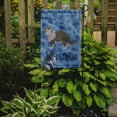 thumbnail image 2 of Carolines Treasures CK4980GF Siberian Forest 1 Cat Welcome Flag Garden Size Small multicolor, 2 of 3