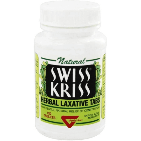 Swiss Kriss Herbal Laxative Tablets, 120 CT