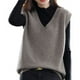 thumbnail image 1 of Suéter Dama Con Cuello V Chaleco De Punto De Moda, 1 of 4
