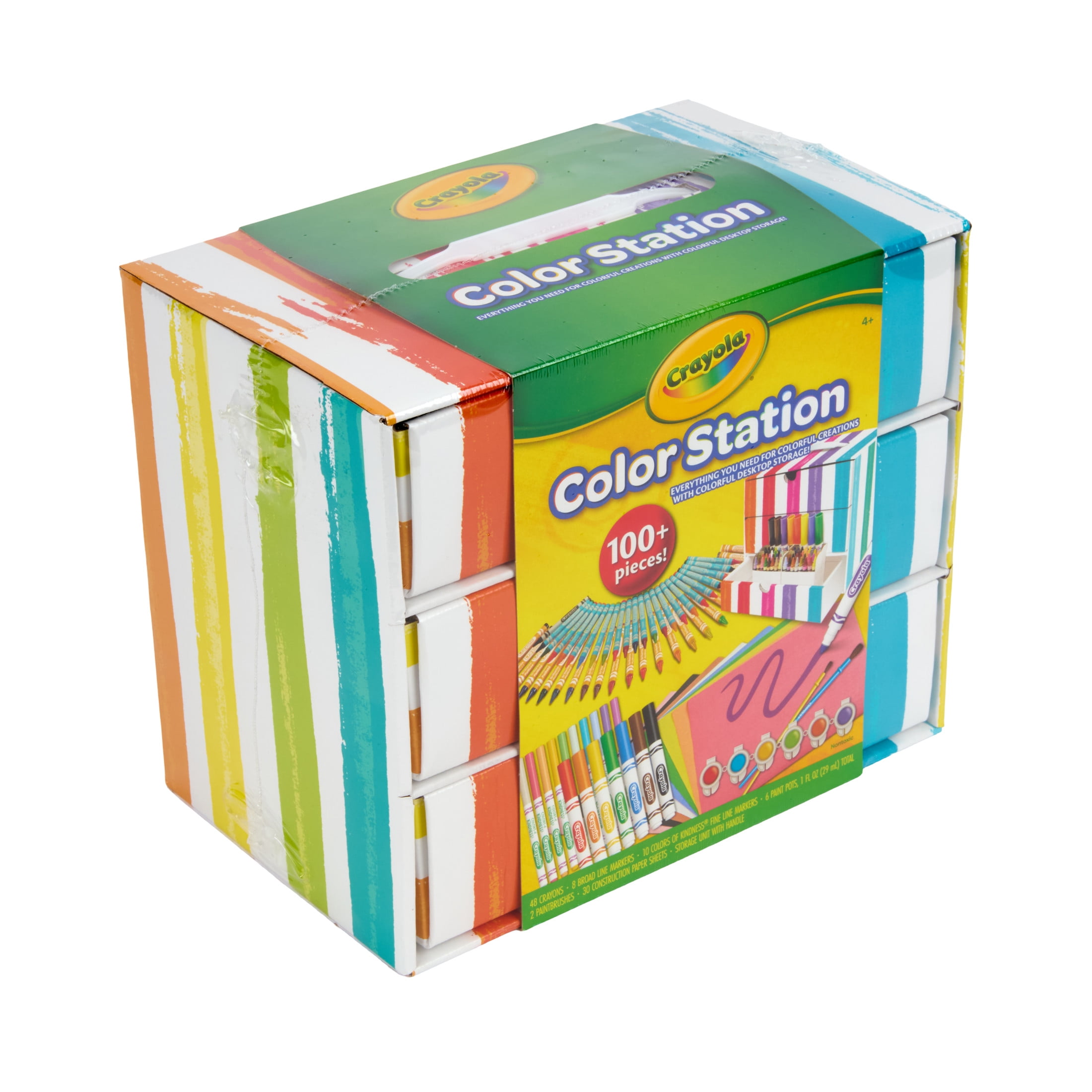 Crayola Color Station, Desktop Art Supplies Organization, Room Decor, Arts and Crafts, Classroom Supplies, Gift for Kids, Ages 5, 6, 7, 8, 9