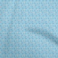 thumbnail image 1 of oneOone Georgette Viscose Light Blue Fabric Leaves Quilting Supplies Print Sewing Fabric By The Yard 42 Inch Wide, 1 of 4