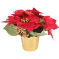 thumbnail image 1 of Decoración navideña en maceta, adorno navideño, planta Artificial, decoración de escritorio, decoración de flores en maceta, 1 of 6
