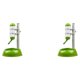 thumbnail image 1 of Billuyoard Dispensador automático de botellas de agua Bebedero de comida portátil Tazones de alimentación de hámster de plástico Gran Verde 23.8 × 23.8 × 39 cm 2piezas, 1 of 6