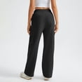 thumbnail image 3 of Women's Loose High Waist Straight Cargo Pants with Pockets Lightweight and Comfortable Sports Pants, 3 of 19
