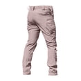 thumbnail image 5 of Dwellite Men's Stretch Pants Cargo Pants Lightweight Casual Hiking Outdoor Work Trousers with Zipper Pockets Khaki 3XL, 5 of 5