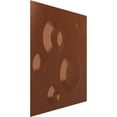 thumbnail image 2 of 19 5/8"W x 19 5/8"H Cole EnduraWall Decorative 3D Wall Panel, Bright Coat Copper (Covers 2.67 Sq. Ft.), 2 of 6