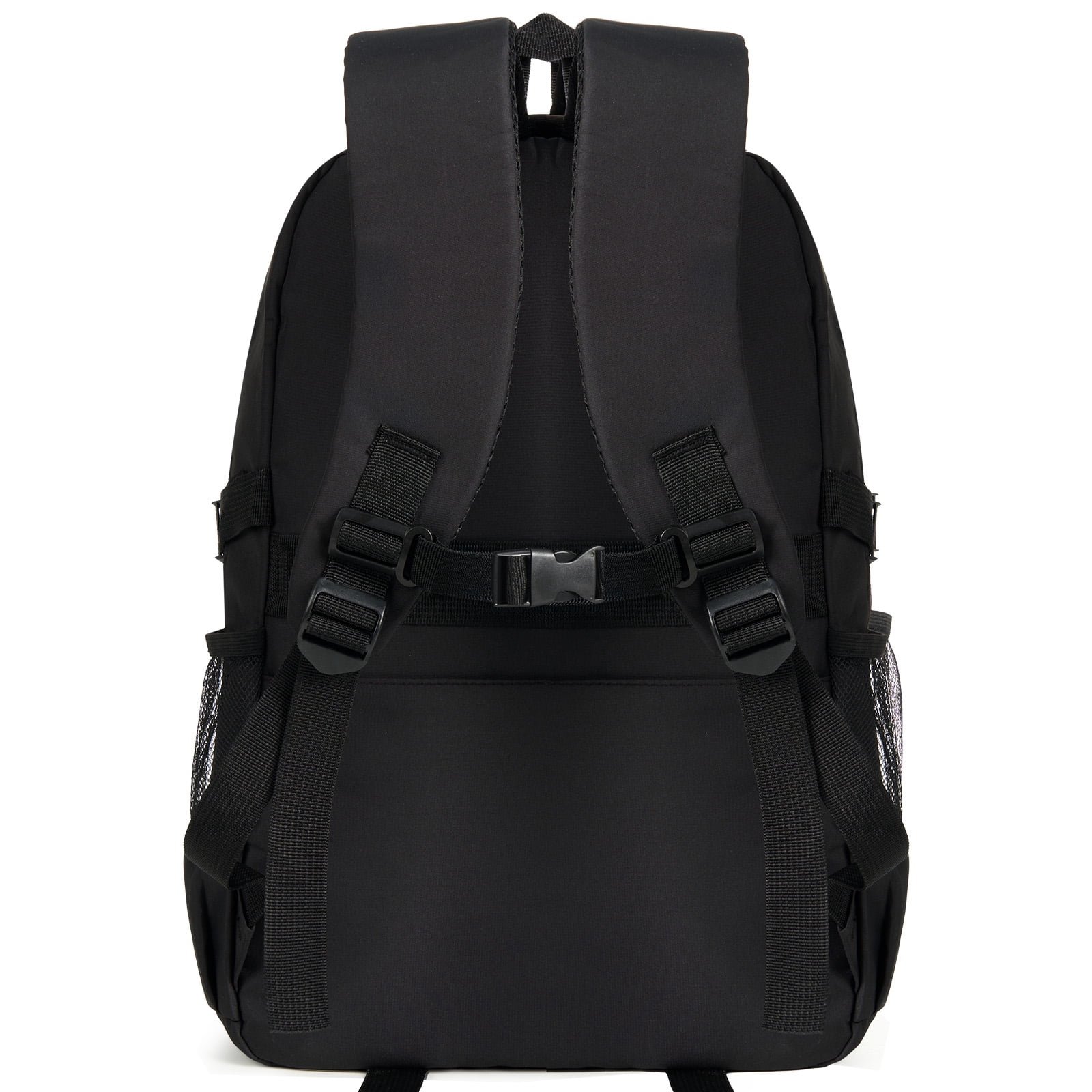 DAKIMOE School Backpack High School Bookbag Durable Large Capacity Lightweight Daypack for College Students Travel Daypack, Black